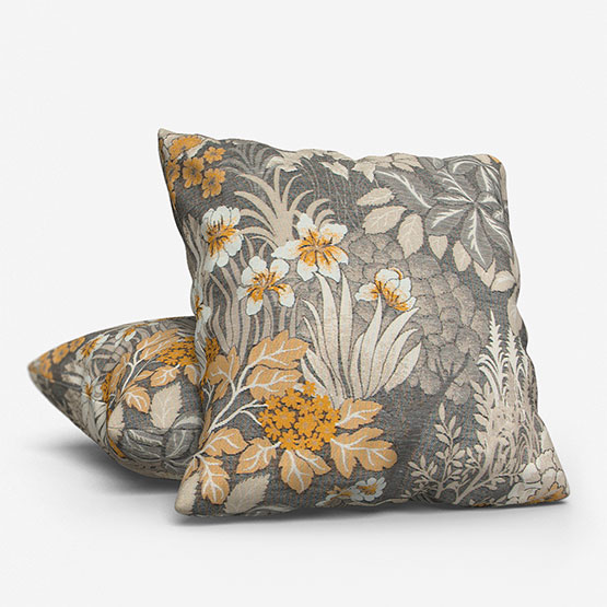 Enchanted Forest Ochre Cushion