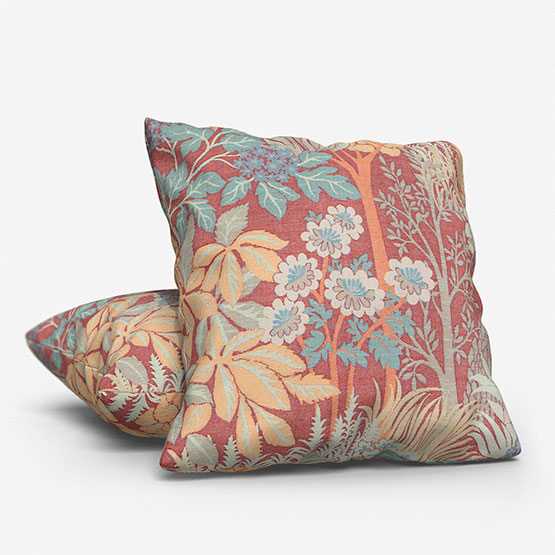 Fryetts Enchanted Forest Rosso cushion