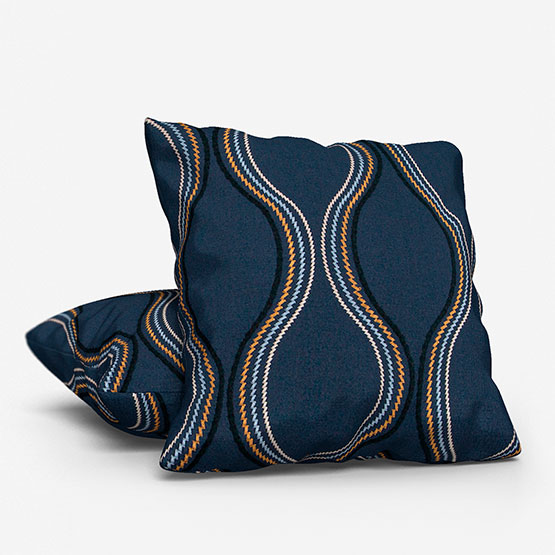 Fryetts Metro Indigo cushion