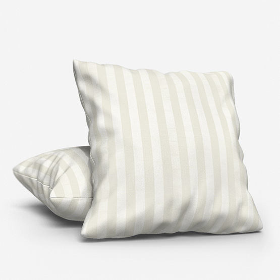 Mono Stripe White Cushion