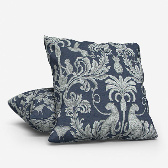 Fryetts Pantera Indigo cushion