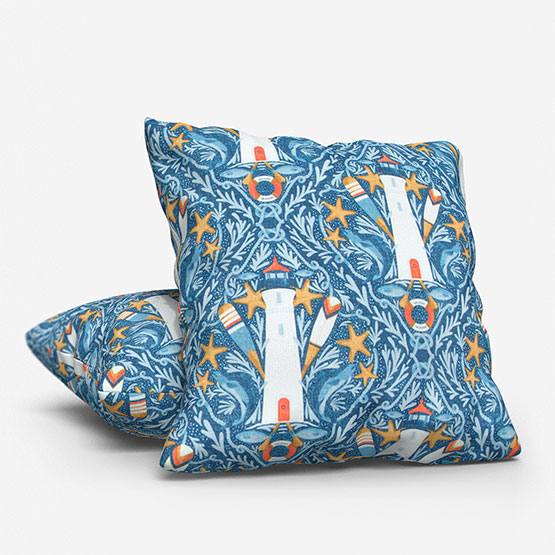 Pendeen Indigo Cushion