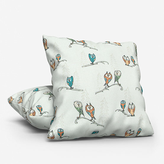 Quirky Owls Natural Cushion