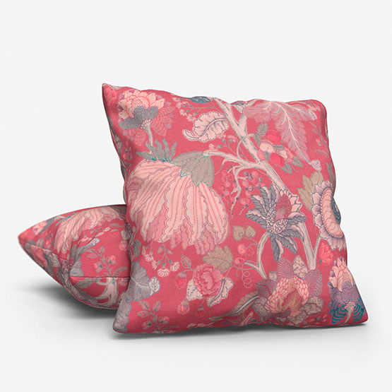 Fryetts Raffaela Cranberry cushion