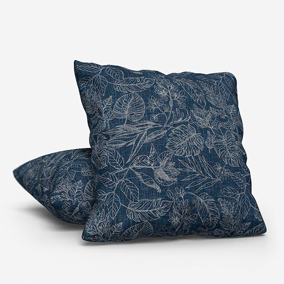 Fryetts Salvador Indigo cushion