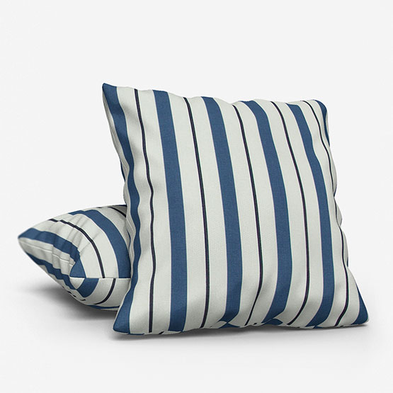 Seaton Stripe Navy Cushion