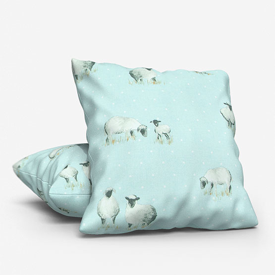 Fryetts Sheepy Blue cushion