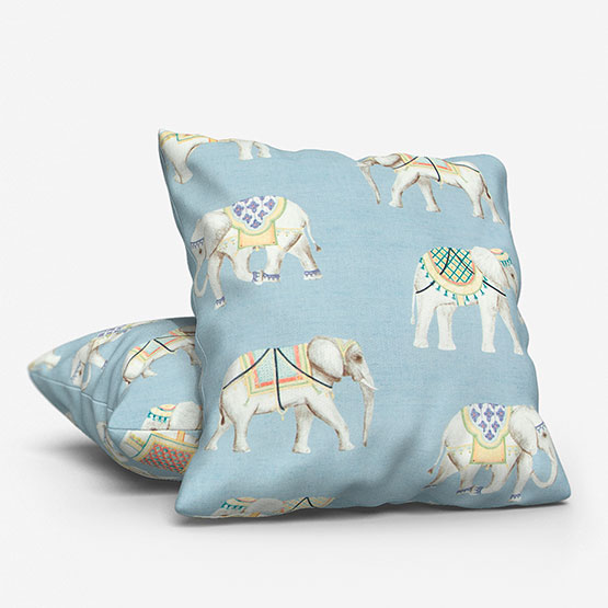 Fryetts Taj Ashley Blue cushion