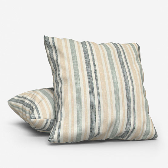 Tiverton Stripe Indigo Cushion