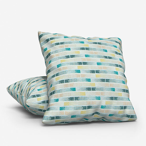 Uppsala Teal Cushion