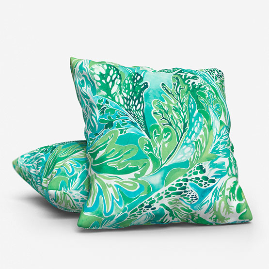 Harlequin Alotau Fig Leaf and Tree Canopy cushion