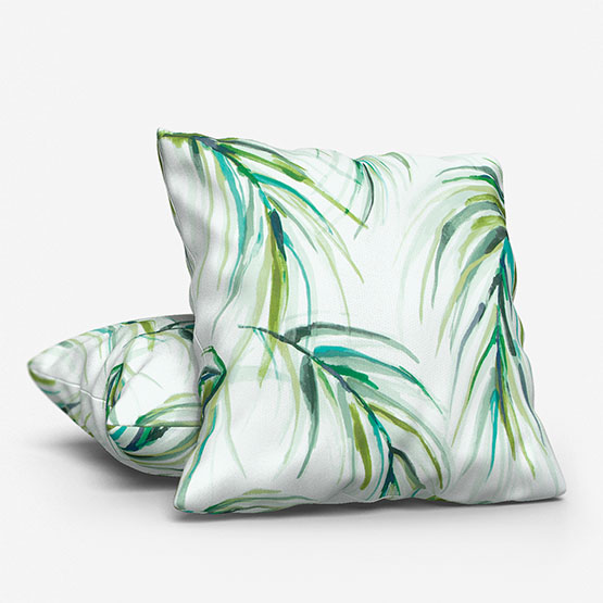 Harlequin Alvaro Lime Jade and Palm cushion