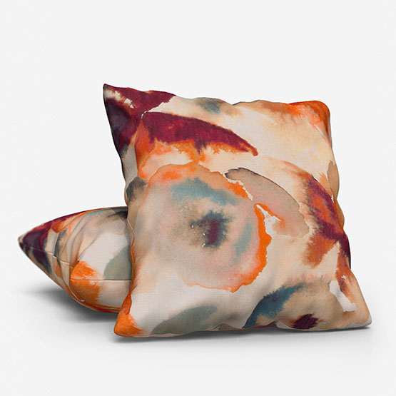 Harlequin Flores Rust cushion