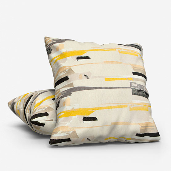 Harlequin Momentum Zeal Yellow cushion