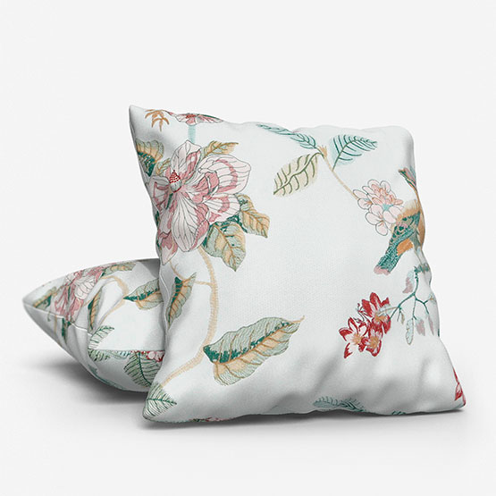 Birds of Paradise Damson Cushion