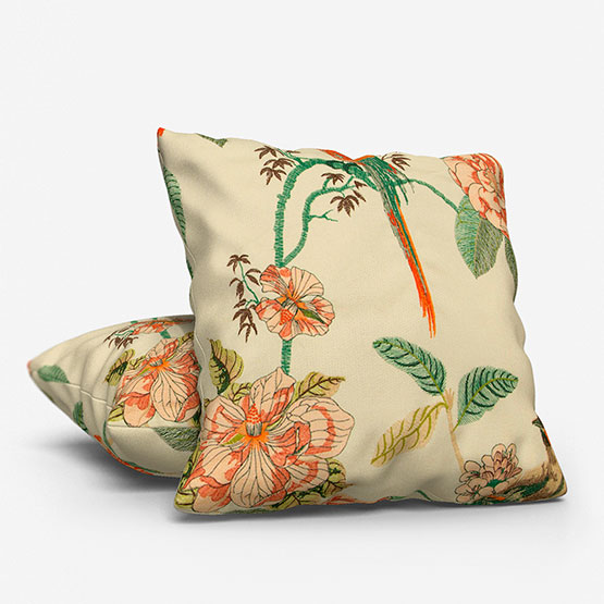 Birds of Paradise Tapestry Cushion