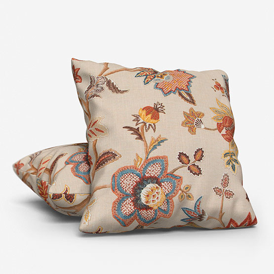 iLiv Chanderi Oatmeal cushion