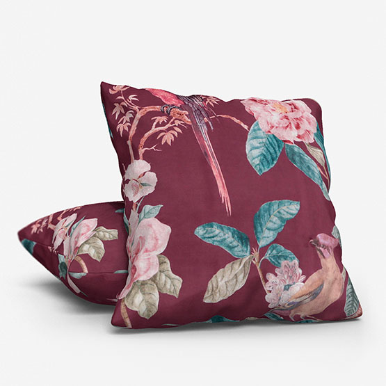 iLiv Enchanted Garden Damson cushion