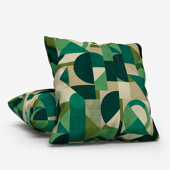 iLiv Geometrica Velvet Jadeite cushion