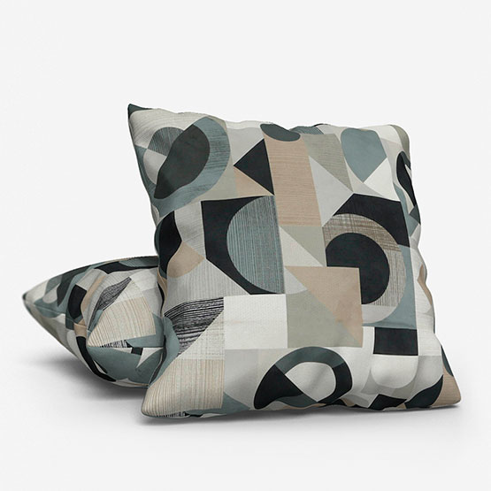 Geometrica Velvet Mineral Cushion