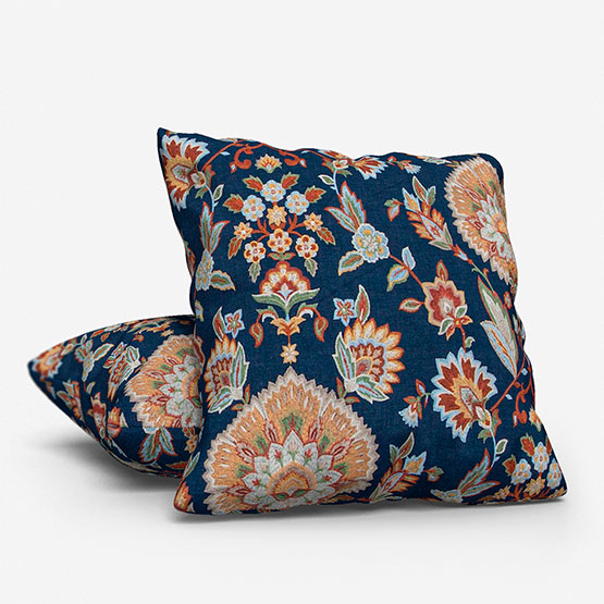 Jaipuri Indigo Cushion