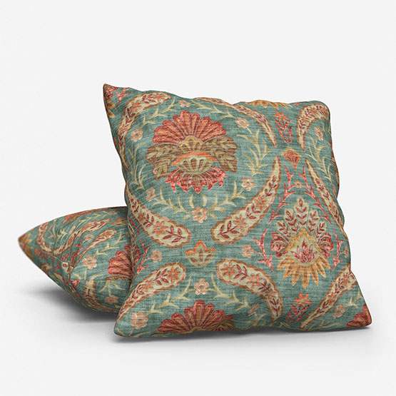 Lucerne Teal Cushion