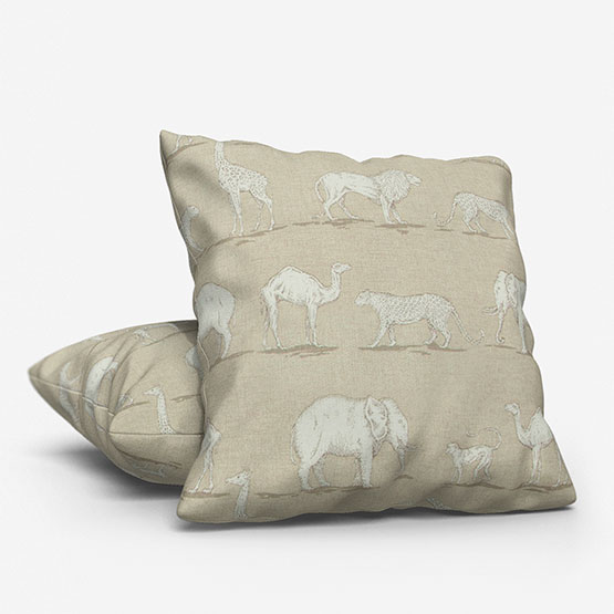 Prairie Animals Linen Cushion