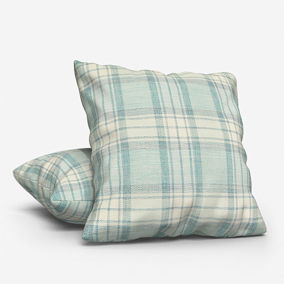 Shaker Check Wedgewood Cushion