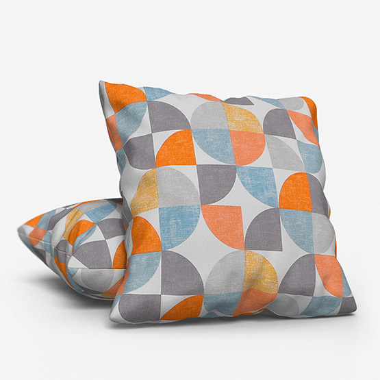 Spiral Tangerine Cushion