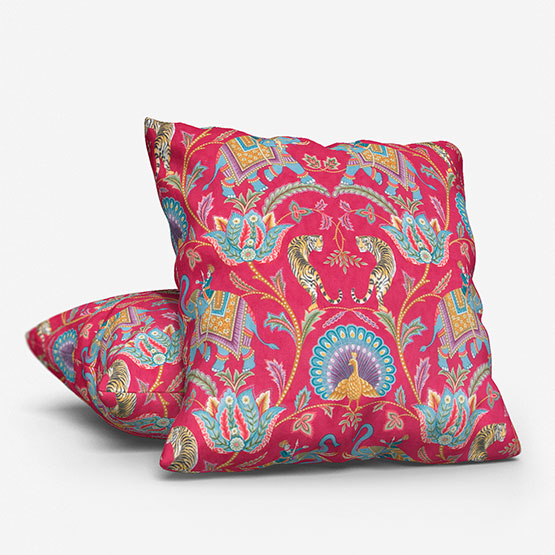 iLiv Sumatra Velvet Cerise cushion