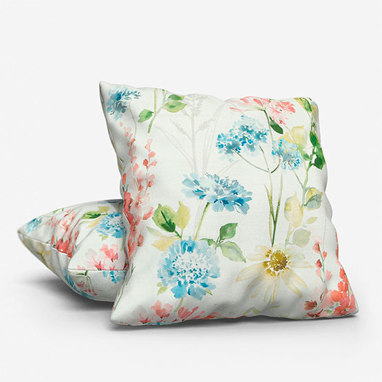 Wild Garden Cotton Chintz Cushion