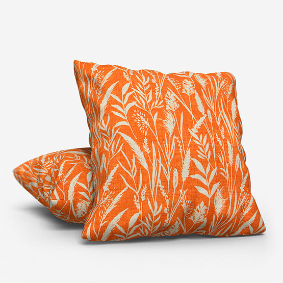 Wild Grasses Clementine Cushion