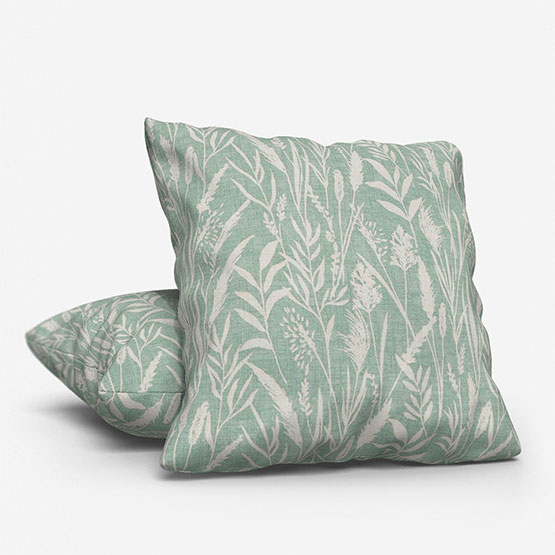 Wild Grasses Jade Cushion