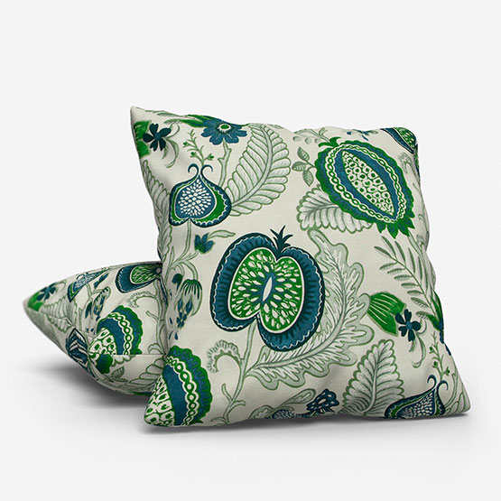 Winter Fruits Navy Cushion