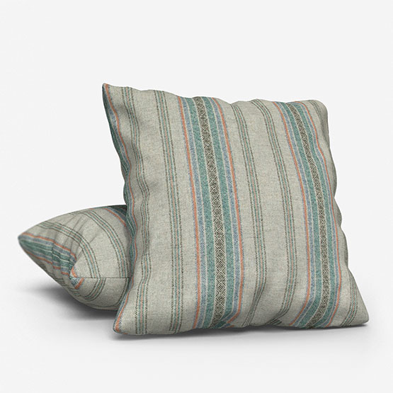 MOON Blenheim Silver Aqua Cushion