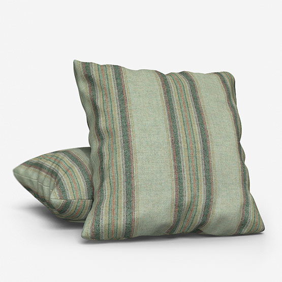 MOON Wentworth Stripe Aqua Cushion