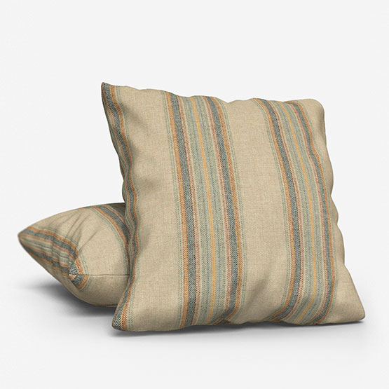 MOON Wentworth Stripe Natural Denim Cushion