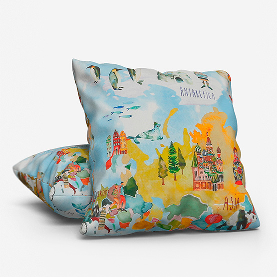 Prestigious Textiles Adventure Rainbow cushion