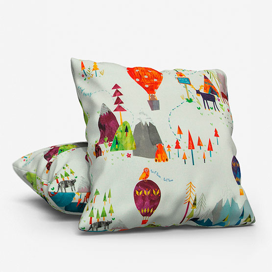 Away We Go Jungle Cushion