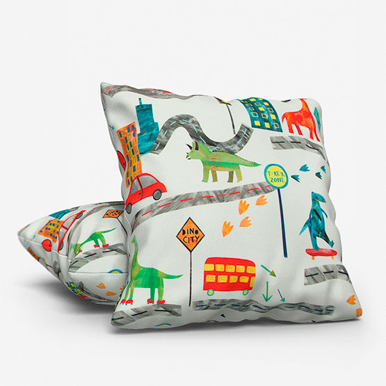 Prestigious Textiles Dino City Jungle cushion