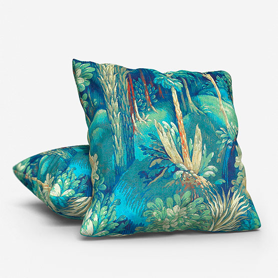 Forbidden Forest Saphire Cushion