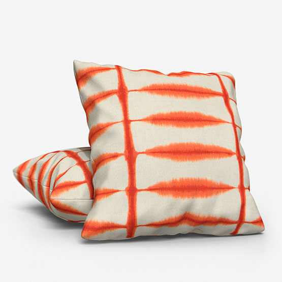 Scion Shibori Chilli Linen Cushion