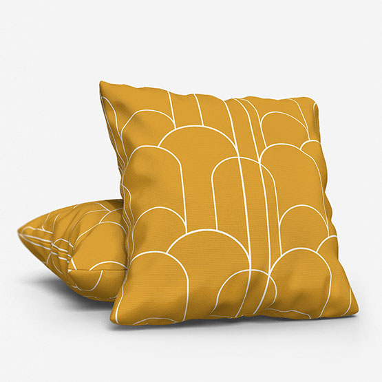 Arch Deco Gold Cushion
