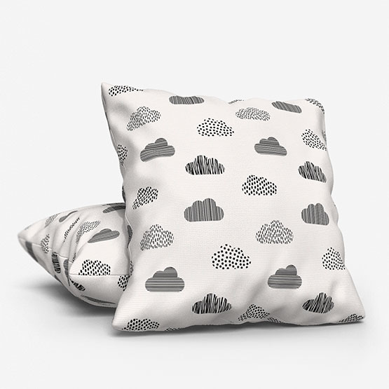 Sonova Studio Doodle Clouds Monochrome Cushion