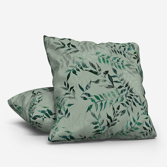 Sonova Studio Kaleidoscope Leaves Sage cushion