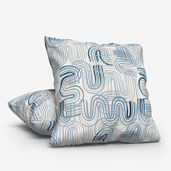 Sonova Studio Ripple Inky Blue cushion