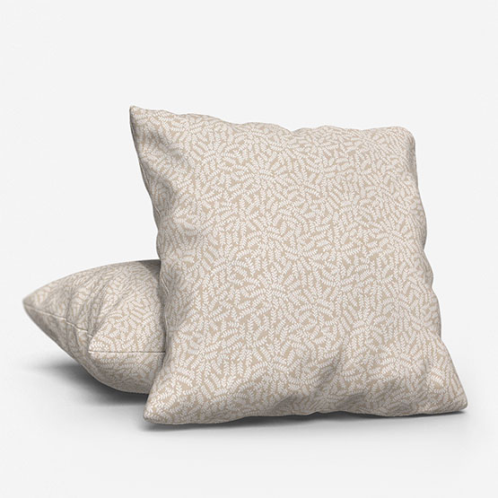 Touched By Design Ficus Leaf Natural Linen cushion