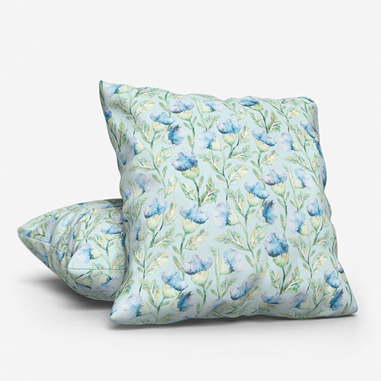 Voyage Hawick Bluebell cushion