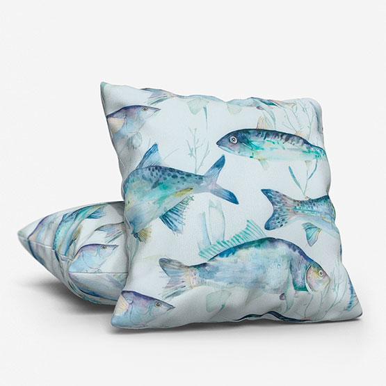 Voyage Ives Waters Cobalt cushion