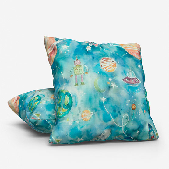 Voyage Out Of This World Sky cushion